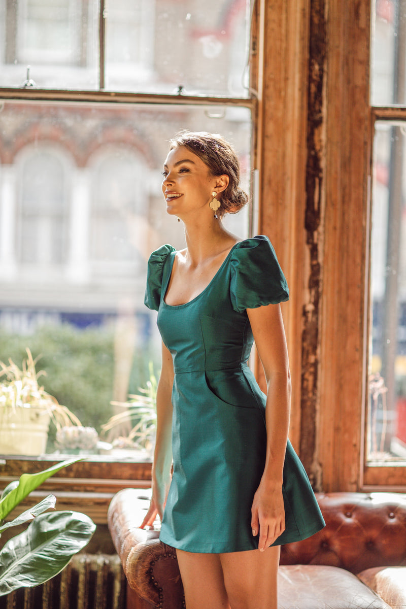Emerald short dress store