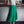 Load image into Gallery viewer, The Alexis Midi Skirt in Green Silk
